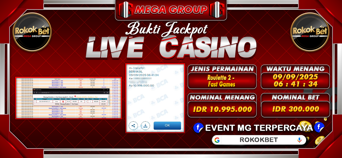 Bukti JP situs Rokokbet hari Selasa, 09 September 2025